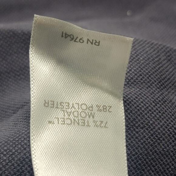 Pure J Jill Medium Grey Sand Washed Blue Pants Pull On Drawstring Tencel - Picture 8 of 16